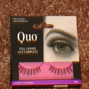 QUO Full Lash Set- One Pair- Flirty Style 804- New